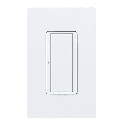 Interruptor Maestro Wireless on/off / 6 A iluminación / 3 A motor 1/10 HP / 120 V / RF Clear Connect / requiere neutro / controles Pico y Radio Powr Savr MRF2-6ANS-WH LUTRON ELECTRONICS