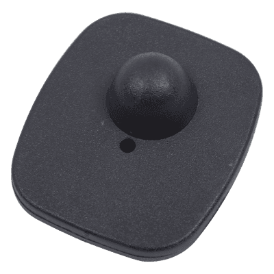 Etiqueta RF para ropa / 8.2 MHz / 70 x 58 mm / 160 cm detección / Negro T005B Century