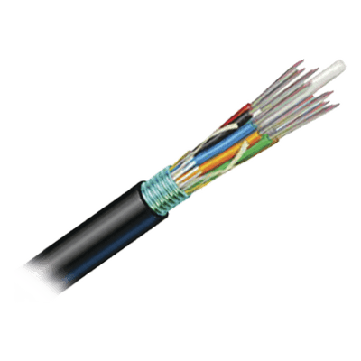 Cable de Fibra Óptica / 12 Hilos / OSP / Monomodo OS2 / MDPE / 1 Metro (3.28 Pies)