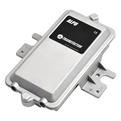 Protector PoE Metálico / SASD / 100 Mbps 60V / RJ45 / NEMA 3R / Bidireccional / 196.85 ft ALPU-POE-60-M TRANSTECTOR