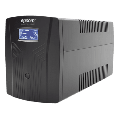 UPS Línea Interactiva / 1500 VA / 900 W / Salida 120 Vca / 6 Tomas NEMA 5-15R / Pantalla LCD / Factor de Forma 2U Rack/Torre EPU1500LCD EPCOM POWERLINE