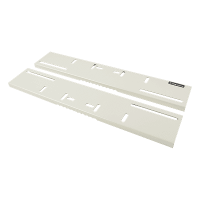 Montaje de Poste / Abrazaderas 3' a 5' / Acero Calibre 16 / 394 x 73 x 12 mm / Ajustable 200-370 mm