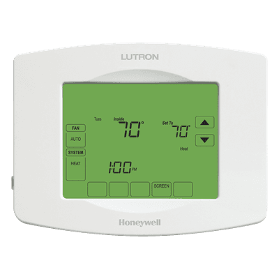 Termostato inalámbrico TouchPRO Wireless / 24 V~ / Clear Connect 431-437 MHz / Programación de 7 días / RadioRA 2 y HomeWorks QS LRHWLVHVAC LUTRON ELECTRONICS