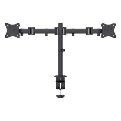 Montaje de Escritorio articulado para 2 monitores de 13 a 27" / Soporta hasta 10 kg / Vesa 75 x 75 / 100 x 100 / Acero / Giro: 360° EPS710ED2 EPCOM