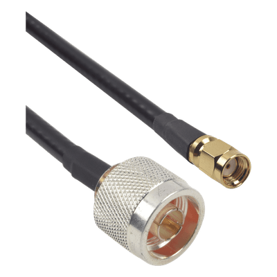Cable LMR-240 de 60 cm con conectores N Macho y SMA Macho Inverso. SN-240-SMAI-60 EPCOM INDUSTRIAL
