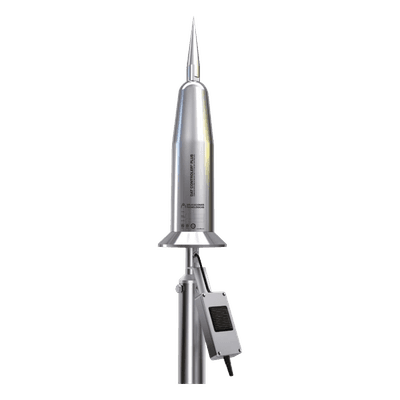 Punta Pararrayo / Avance de Cebado 30 μs / Inspección Remota GSM / Acero Inoxidable AISI 316L / IP67 / 100 kA 10/350 μs AT2530 APLICACIONES TECNOLOGICAS