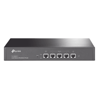 Router Balanceador de Carga / 4 Puertos WAN / 30,000 Sesiones Concurrentes / Firewall Integrado / Control de Banda por IP TL-R480T TP-LINK