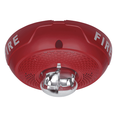 Bocina/estrobo combinado para techo / 25 o 70.7 Vrms / Candela 15 a 177 cd / 400-4000 Hz / Serie L SPS-CRL SYSTEM SENSOR