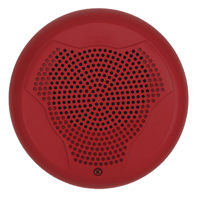 Bocina de Evacuación para Techo / Doble Voltaje 25/70.7 VRMS / Potencia Seleccionable 0.25 a 2 W / Frecuencia 520 Hz / L-Series SPC-RL SYSTEM SENSOR