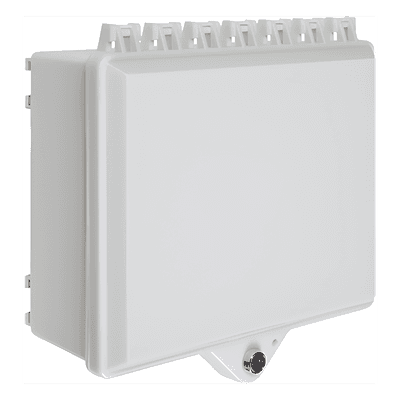 Gabinete de Policarbonato / NEMA 4X / Interior-Exterior / 225x276x92 mm / -40 a 49°C / Cerradura con Llave STI-7520-OW STI