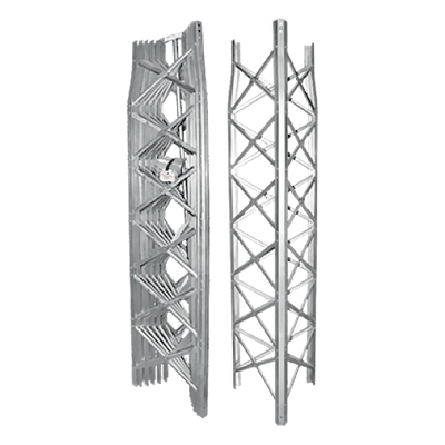 KIT Torre Autosoportada Ligera TBX de 19.5 m de altura, 8 Secciones Prearmadas. TBX-64K SYSCOM