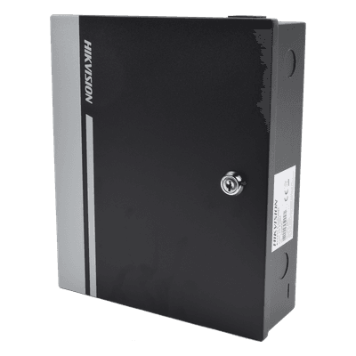 Controlador de Acceso para 2 Puertas y 4 Lectores / Fácil Administración con Software Gratuito / Incluye Gabinete y Fuente de Alimentación 12Vcc/8A / 10,000 Tarjetas / 50,000 Eventos DS-K2802 HIKVISION