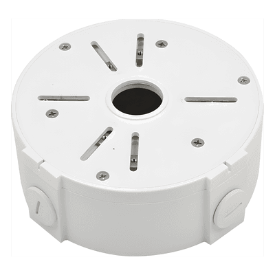 Caja de Conexiones Universal / Interior / Aluminio / Blanco / Bala Domo Turret / 3 y 4 Orificios / Conexión 3/4 XGA130 SYSCOM VIDEO