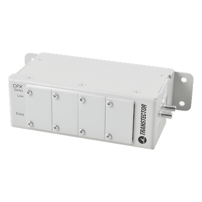 Chassis Montaje en Pared / 4 Puertos RJ-45 / Ethernet y PoE / 2.00 x 7.00 x 3.41 in CPX4-UNIT TRANSTECTOR