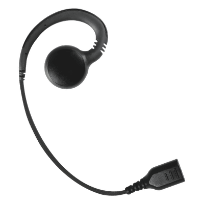 Auricular de Gancho / Altavoz Giratorio 360° / Cable de Fibra Trenzada / Conector SNAP / Compatible con Micrófono de Solapa Serie SNAP SNP-GH PRYME