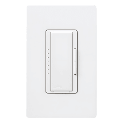 Atenuador Maestro C·L / 120 V 60 Hz / 150 W CFL-LED o 600 W inc-hal / unipolar, 3 vías o multilocalización / no requiere neutro / color Snow MACL-153M-SW LUTRON ELECTRONICS