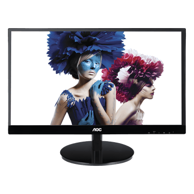 Monitor LED de 27", Resolución 1920 x 1080 Pixeles con Entradas de Video VGA / HDMI con MHL / Displayport. Panel IPS con Marco Esbelto y Bocinas Integradas I2769-VM AOC