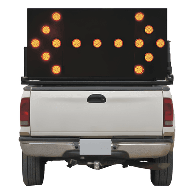 Tablero de señalización doble / LED ámbar / 1500x750x50mm / 12V DC / Visibilidad >300m / 4.92x2.46x0.16ft BOARDTRAFIC2 AccessPRO