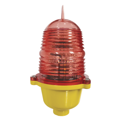 Estrobo LED de Obstrucción / Rojo / 32.5 cd / IP66 / 75-220 VCA / 100,000 h / -55°C a 70°C EI-LBIB EPCOM INDUSTRIAL