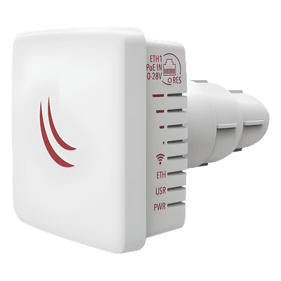 CPE y PtP / 5GHz 802.11ac / 867 Mbps / Antena 9 dBi / PoE Pasivo 10-28V / -40°C a 70°C / 3.3x3.3x4.5 in RBLDFG-5ACD MIKROTIK