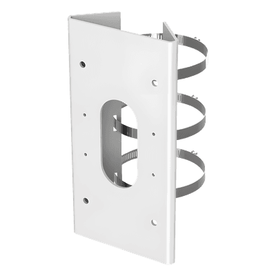 Montaje para Poste / Cámaras Domo y Bala / Acero Inoxidable / 12 Modelos Compatibles / 250 x 127 x 46 mm / 1.2 kg