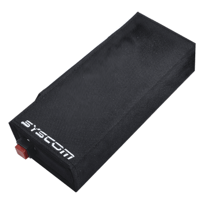 Estuche de Transporte / Poliéster con Cartón / 19.6 x 16 cm / 7.7 x 6.3 in / Compartimento Pila 9V / Cierre Velcro ESTUCHE-HID Syscom