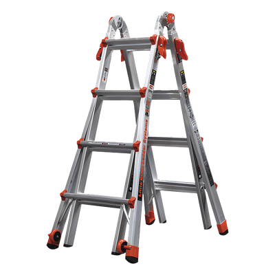 Escalera Multi-Posiciones / 17' (5.18 m) / Aluminio Espacial / 136 kg / Superficies Inclinadas