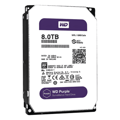Disco duro WD de 8TB / 5400RPM / Optimizado para Videovigilancia WD81PURZ Western Digital (WD)