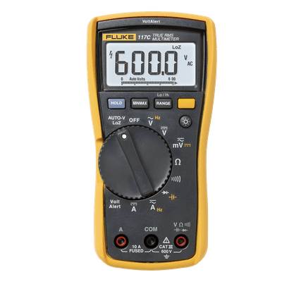 Multímetro Digital / Detector de Voltaje sin Contacto / CAT III 600 V / Retroiluminación LED / Autovolt LOZ / 4 Hz