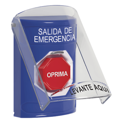 Botón de Salida de Emergencia / Tapa Protectora de Policarbonato / Restablecimiento con Llave / Sello Hermético 3R / Rango -40°C a 121°C