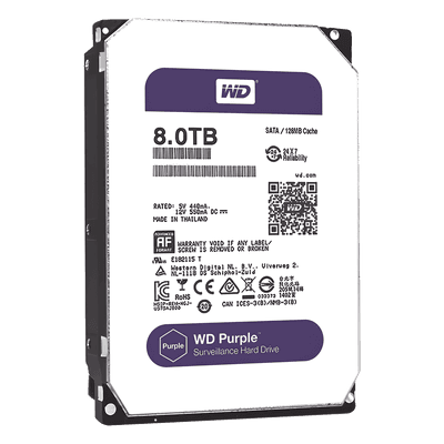Disco duro WD de 8TB / 7200RPM / Optimizado para Videovigilancia WD82PURZ Western Digital (WD)
