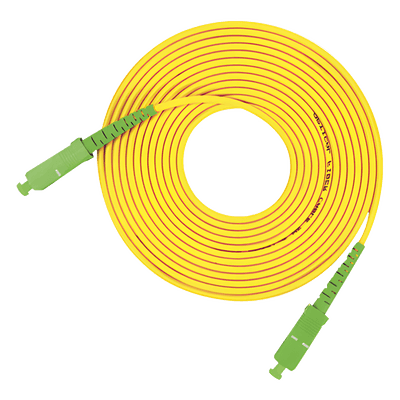 Jumper de Fibra Óptica / SC/APC a SC/APC / Monomodo OS1/OS2 / Simplex / 3 m (9.84 ft) / 2 mm LP-FO-SCA-SCA-03 LINKEDPRO BY EPCOM