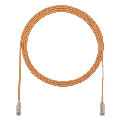 Cable de Parcheo / Cat6 UTP / 28AWG Diámetro Reducido / 3.05 m (10 Pies) / Naranja