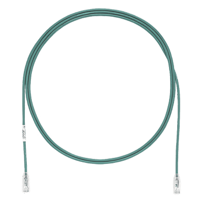 Cable de Parcheo UTP / Cat6 / 28AWG Diámetro Reducido / 6.1 m (20 pies) / LSZH-CM / Verde UTP28SP20GR PANDUIT