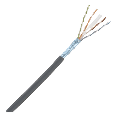 Cable Blindado F/UTP / Cat6A / 23 AWG / LSZH / 305 m (1000 pies) / 10GBase-T
