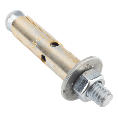 Taquete de Expansión / Cuerda 8 mm / Broca 11 mm / Carga Tensión 510 kg / Carga Cortante 425 kg / Camisa Corta ANC-TX-56-212 ANCLO