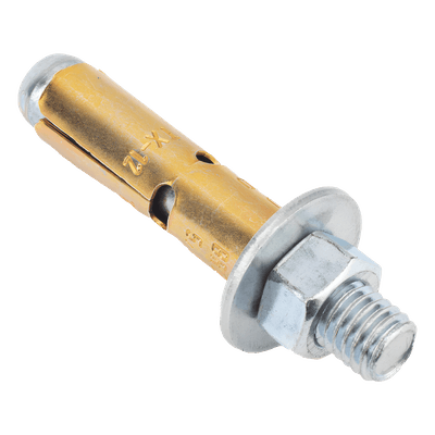 Taquete de Expansión / Cuerda 1/2" (13 mm) / Largo 3 1/2" (89 mm) / Carga Tensión 760 kg / Carga Cortante 848 kg / Camisa Corta Robusta ANC-TX12312 ANCLO