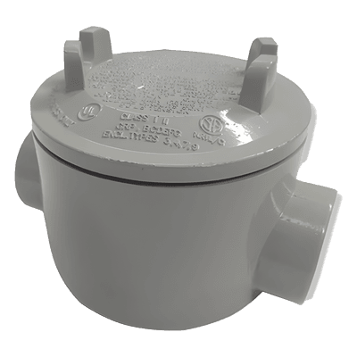 Caja con Tapa Tipo GRC de 2" (50.8 mm)/ Caja a Prueba de Explosión / Para Áreas Peligrosas / Libre de Cobre. GRC-0580 RAWELT