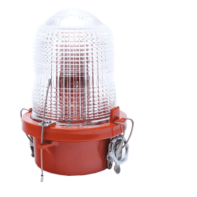 Luz de Obstáculo / FAA Tipo L-810 / LED Rojo e Infrarrojo / Baja Intensidad 32.5 cd / Cobertura 360° / Haz Vertical 10° / IP65 OL1-VLED-3IR TWR
