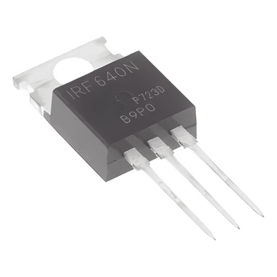 Transistor MOSFET Canal-N / 200 V / 18 A / 125 W / TO-220AB / Conmutación de Alta Velocidad IRF-640 SYSCOM