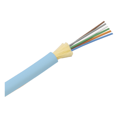 Cable de Fibra Óptica / 6 Hilos / Multimodo OM4 50/125 / Interior / Tight Buffer 900 μm / LSZH / Dieléctrico / Plenum OFNP FODLZ06 PANDUIT