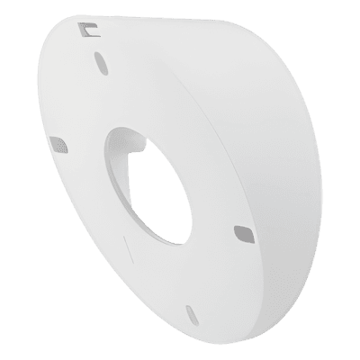 Montaje para Cámara Fish Eye / Policarbonato Resistente a Impactos / Ø99 x 48.15 mm / 100 g / Techo o Pared con Inclinación SBP-099TMW Hanwha Techwin Wisenet
