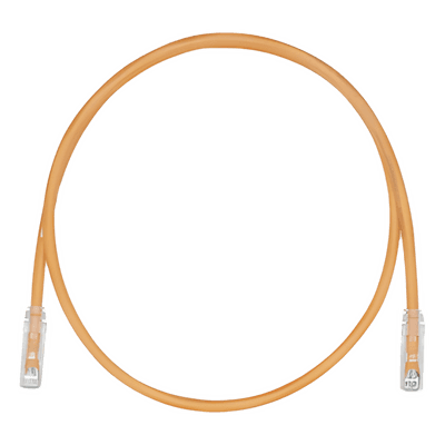Cable de Parcheo / UTP Cat5e / 28AWG / 0.30 m (1 pie) / LSZH / Naranja UTP28CH1OR PANDUIT