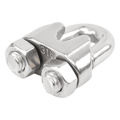 Tensor de acero forjado / Gancho-argolla / 3/8" x 6" / 320 kg / 11 5/16" cerrado / 31.60 x 2.00 x 1.00 cm NUDO-14M-JSS Syscom
