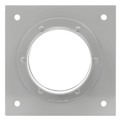 Placa Pasamuros / Capacidad 1 Bota 4" (10.16 cm) / Aluminio / Kit 14 Piezas STEP411 SYSCOM TOWERS