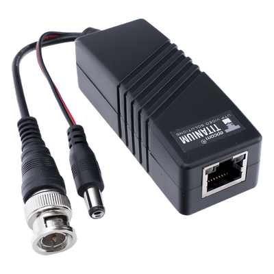 (TRANSCEPTOR) TRANSMISOR ACTIVO para Kits KITTT4PVTURBOX, KITTT8PVTURBOX, KITTT16PVTURBOX y KIT-TT16PVTURBOX-RX / Regula el voltaje de 36 Vcc a 12Vcc / HD-TVI/CVI/AHD/CVBS / Se instala del lado de la cámara. TT4816PVTURBOTX EPCOM POWERLINE