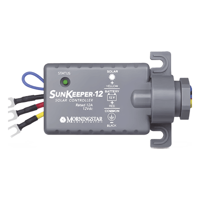 Controlador Solar de Carga / 12V / 12A / PWM / IP65 / Protección 1500W Transientes SK12 MORNINGSTAR