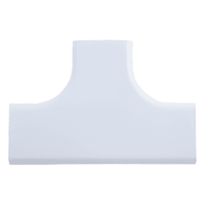 Accesorio en T para Canaleta / 180° / ABS Resistente a Impactos / UL94V-0 FT4 / 0 a 50°C / Instalación Adhesiva Sin Herramienta / Blanco TFC10WH-X PANDUIT