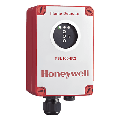 Detector de flama IR3 / triple espectro infrarrojo / alcance 35 m / ATEX Zona 2-22 / IP65 / -40°C a +70°C / rojo FSL100-IR3 HONEYWELL ANALYTICS