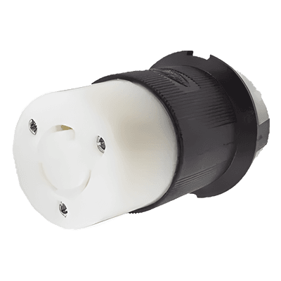Conector Industrial con Bloqueo de Media Vuelta / 20 A 125 V CA / 2 Polos 3 Hilos / NEMA L5-20R / 3.86 x 2.26 x 2.26 in HUB-HBL-2313 HUBBELL